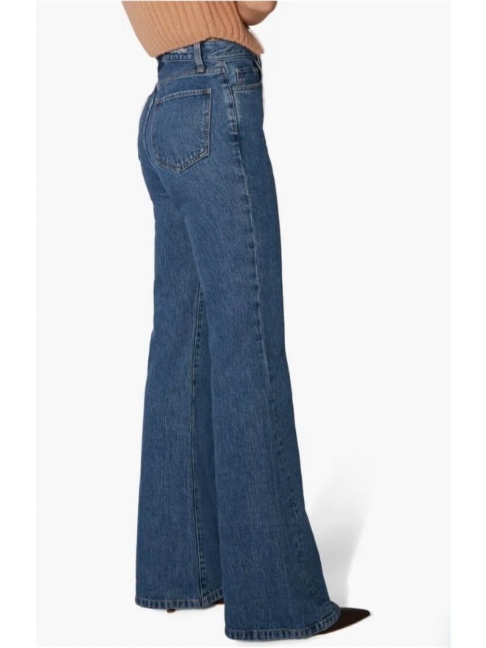FAVORITE DUAGHTER The Valentina Flare Super High Rise Jeans in Montreal - Picture 2 of 16